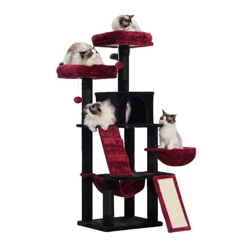 Gothic Cat Tree with Multi-Level Furniture for Indoor Cats
