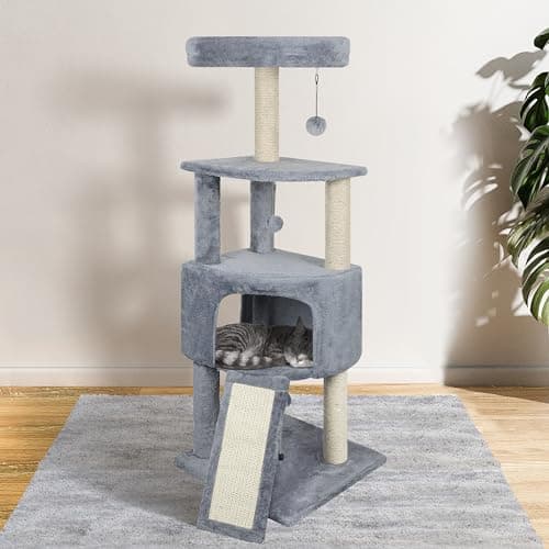 Cat Tree Tower with Big Cat Condo