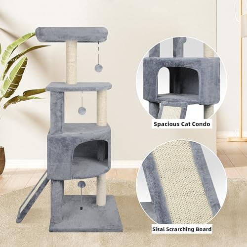 Cat Tree Tower with Big Cat Condo