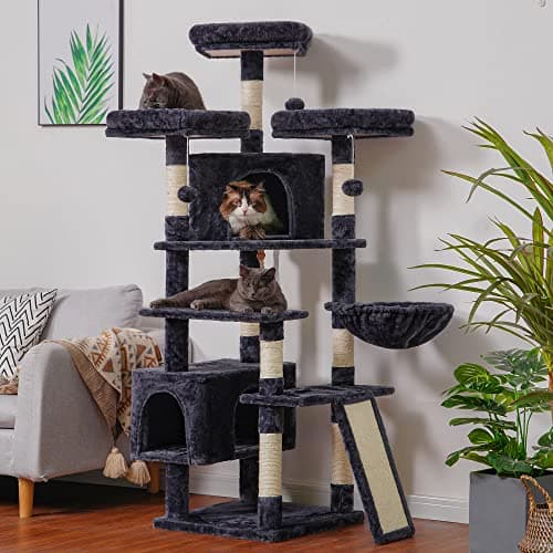 Large Cat Tree with Multi-Level Furniture for Indoor Cats